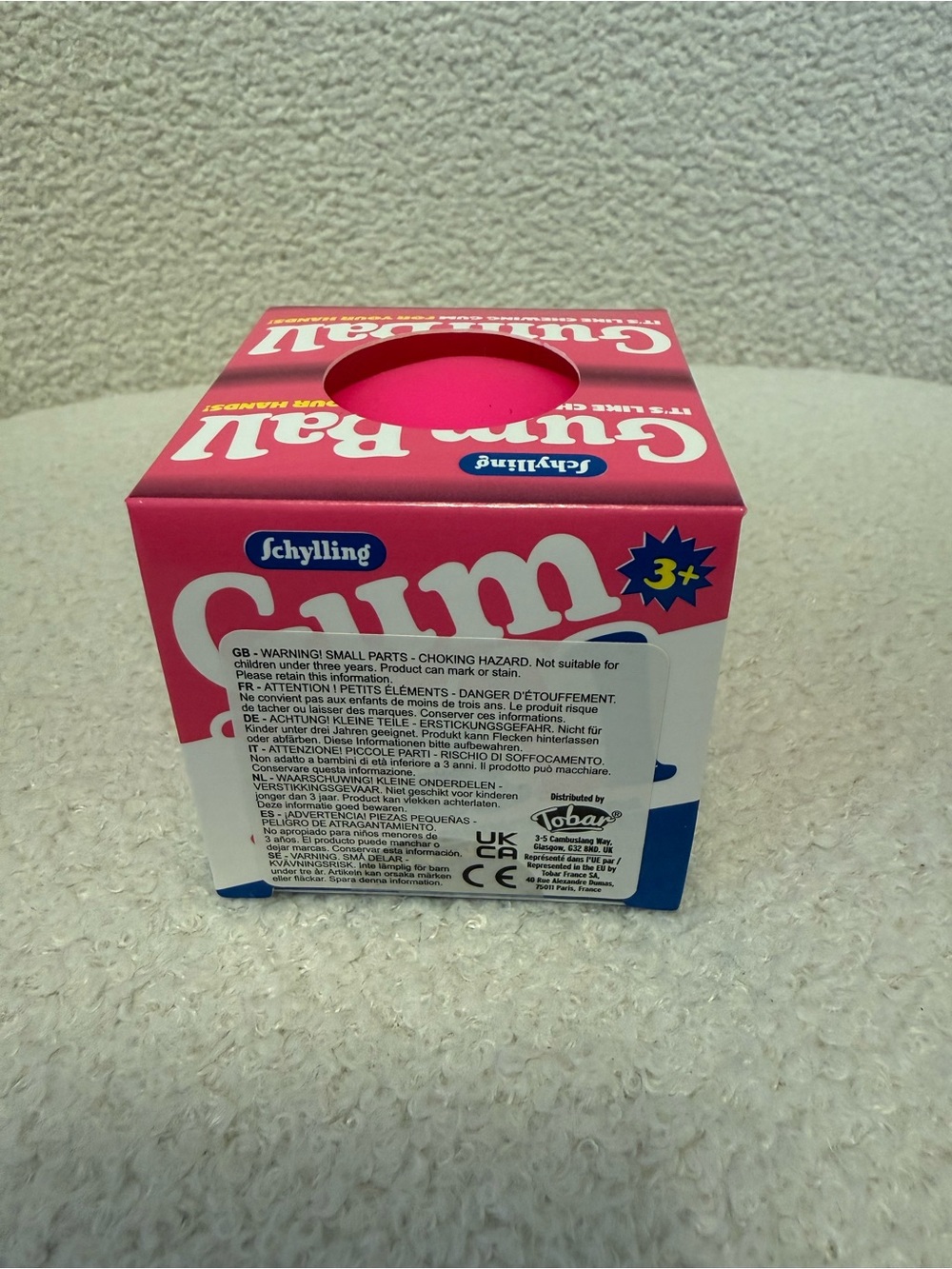 Schylling Pink Gum Ball Squishy - Picture 2 of 4